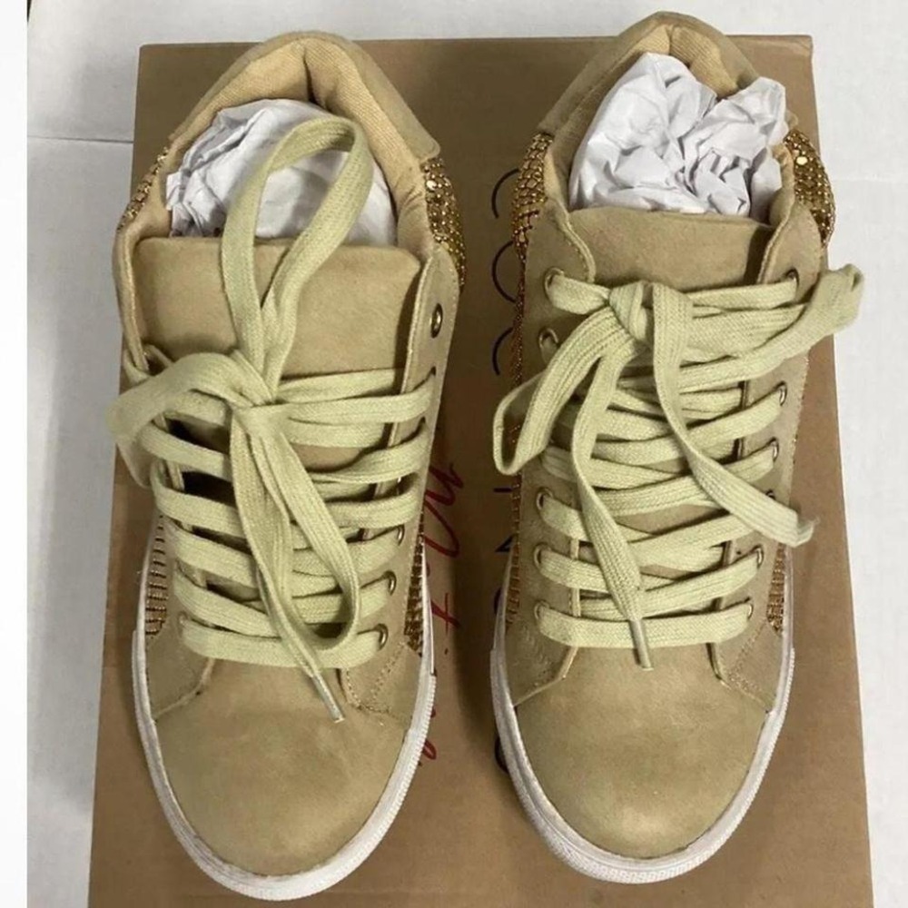 NWT Coconuts by Matisse | Downtown‎ Sneaker | Gold Size 6 - Picture 5 of 10